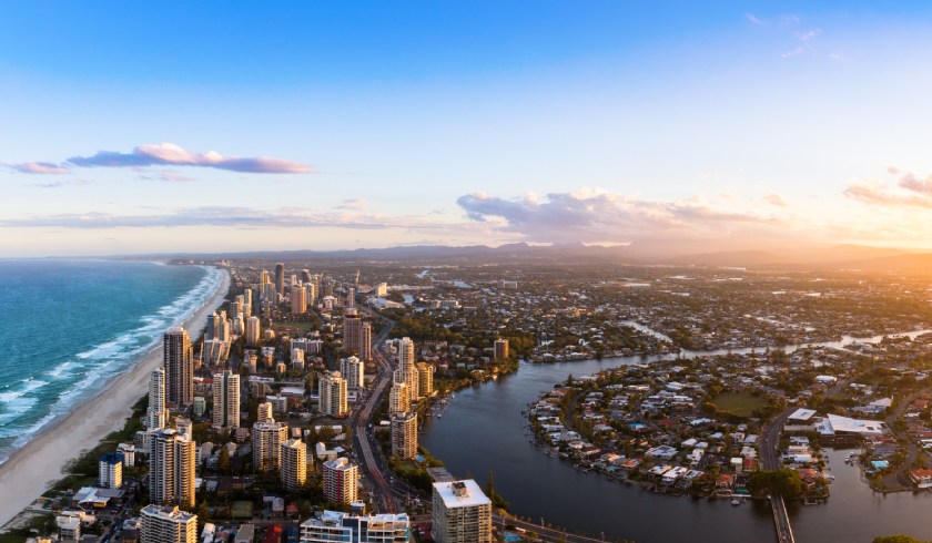 Queensland Gold Coast aerial spi