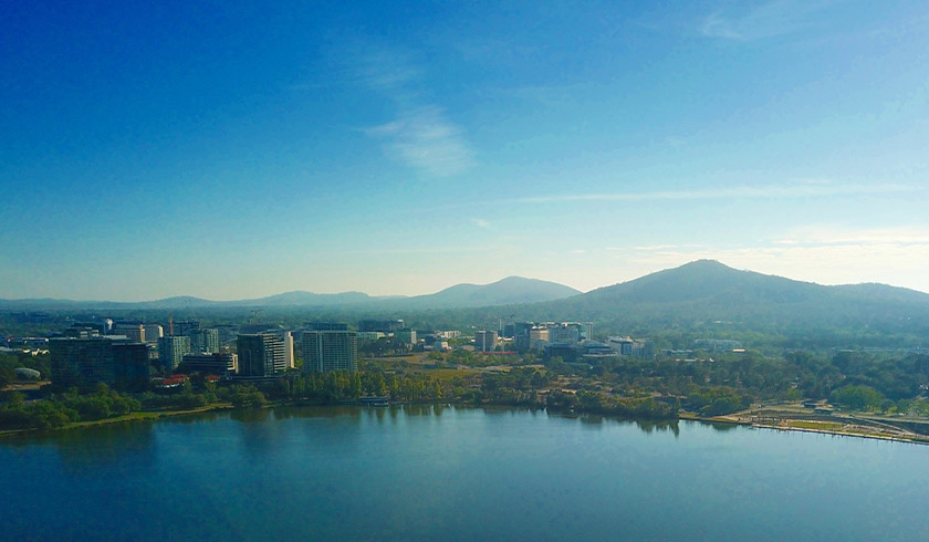 Lake Burley Griffin Canberra spi