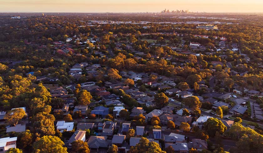 Melbourne suburbs city spi