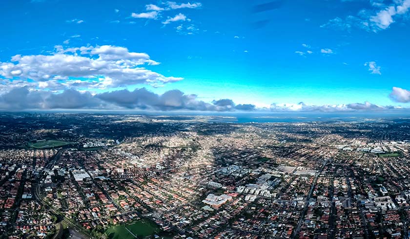 NSW Western Sydney aerial spi
