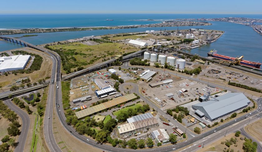 Newcastle industrial aerial spi