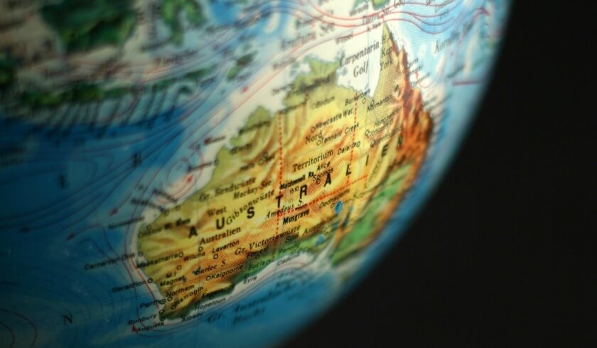australia globe map spi