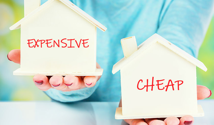 Cheap and expensive properties