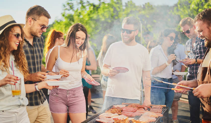 outdoor barbeque party spi