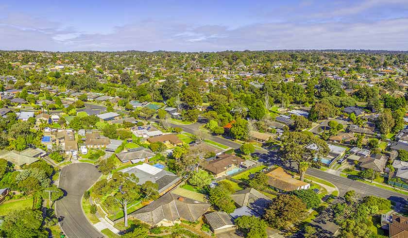 suburbs aerial Melbourne spi