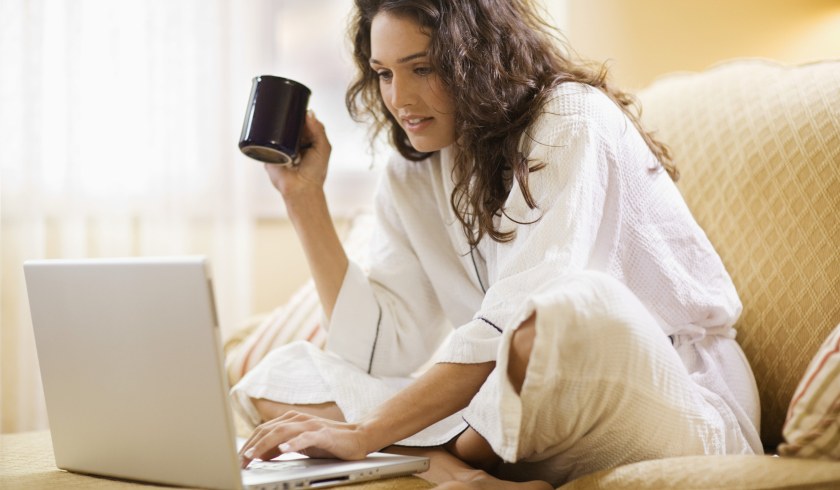 woman working home spi