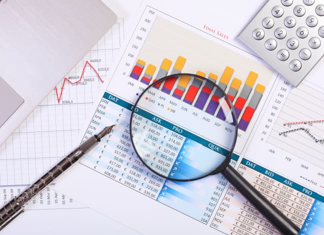 stock graphs calculations